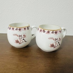 猫柄マグカップ　2個セット　とことこサーカス
の画像