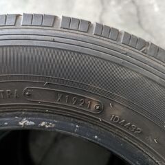 145R12　145/80R12　4本　中古の画像