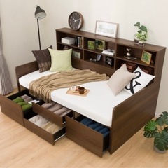 ニトリ　デイベッド　デニッシュの画像