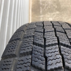 No.135スタットレスタイヤ155/65/13 4H PCD100 アルミ付4本セットの画像