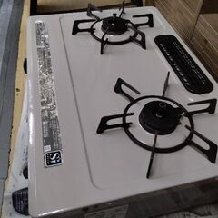 美品　ガスコンロ　水無しグリル搭載　プロパンガス　LPガスコンロ　ガスレンジ　ガステーブルの画像