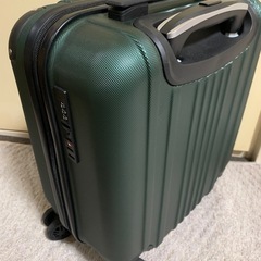 ABSスーツケース 超軽量 TSAロック ダブルキャスター グリーン SSの画像