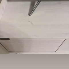 【県内発送も可能】白おしゃれなテレビボード  （Amazon売り切れ）定価3万以上します。の画像