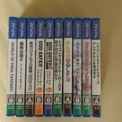 PSVita本体とソフトの画像