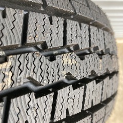 No.141 未使用スタットレスタイヤ145r12 4H PCD100 スチールホイール付4本セットの画像