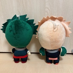 ヒロアカ ぬいぐるみ セット デク 爆豪の画像