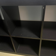 無料　IKEA カラーボックス　2x4  カラックス　黒の画像