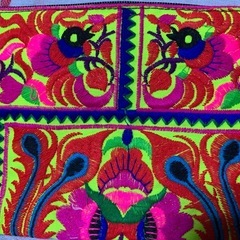 ④【新品未使用】アジアン⭐︎モン族刺繍ポーチの画像