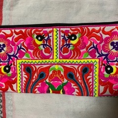 ③【新品未使用】アジアン⭐︎モン族刺繍ポーチの画像