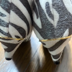 ゼブラ柄パンプス(未使用)24.5㎝の画像