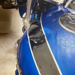 ゼファー750 タンク　修理の画像