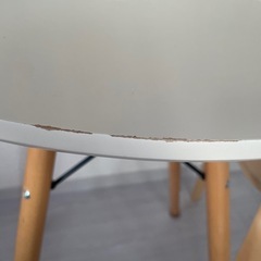 テーブル　丸型　ホワイトの画像