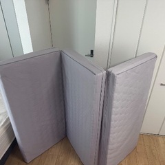 【美品】ヘルシーライン　ダブル　マットレス　カバー付きの画像