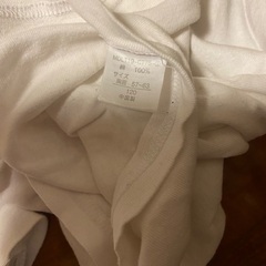 肌着　半袖　サイズ120の画像