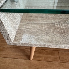 Alois アロイス ローテーブル ガラステーブルの画像