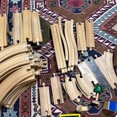 木製レール、トーマス、ブリオ、brioの画像