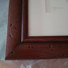 　❀　木製フレームの　額の画像