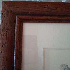 　❀　木製フレームの　額の画像