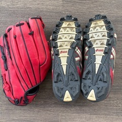 野球グローブ&シューズの画像