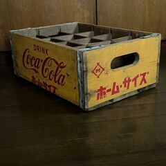 CocaCola / 木製ビンテージコカコーラボトルケースの画像