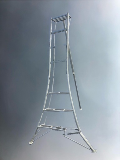 造園アルミ三脚脚立2.4m 8尺