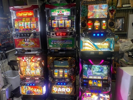 パチスロ実機 家庭用 6台 ハッピージャグラーv 、バジリスク バラ売り可能