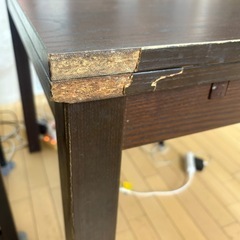 【伸長式ダイニングテーブル】の画像