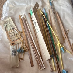 差し上げますよ編み棒の画像