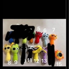 スプランキーぬいぐるみ10体セットの画像