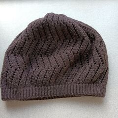 ニット帽ですの画像