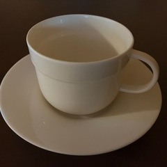 ホワイトカップ・ソーサーセット 5セットの画像