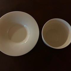 ホワイトカップ・ソーサーセット 5セットの画像