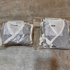 【未使用あり】新生児肌着セット 短肌着・コンビ肌着 の画像