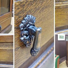 J31 三越 カントリーハウス 観音開き 引き出し付き 書棚 本棚 食器棚