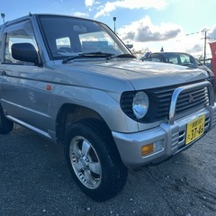 コミコミ価格 車検フル満タン 背面タイヤ 三菱 パジェロミニの画像