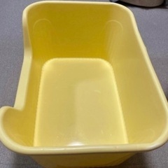 ※お取引決まりました※猫用・イエロー大型猫トイレ・多頭飼向きの画像