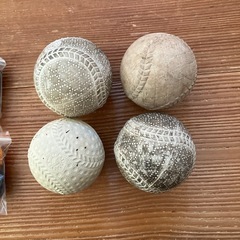 お取引中。ボール4個＆新品サッカーボールネットの画像