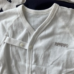 プッパプーポ　短肌着　コンビ肌着セットの画像
