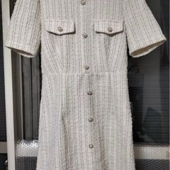 DAZY shein シーイン ツイード半袖ワンピースの画像