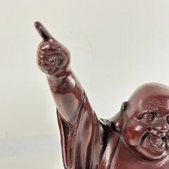 金属製 置物 布袋様 七福神 インテリア オブジェ 幅25cm×奥行18cm×高さ43cm の画像