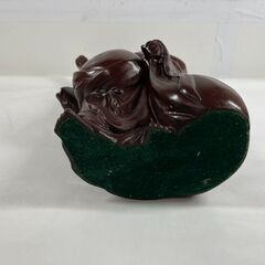 金属製 置物 布袋様 七福神 インテリア オブジェ 幅25cm×奥行18cm×高さ43cm の画像