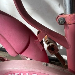 パンクありキティーちゃん自転車の画像