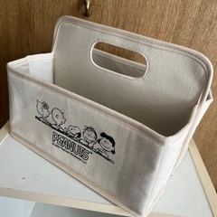 雑誌付録　スヌーピー収納キャリーBOXの画像