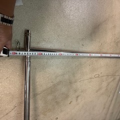 高さ調整約100〜180ハンガーラックキャスター付きの画像