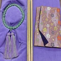 翡翠 タッセル付き念珠 ケース付きの画像