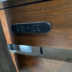 コンセント付きベッドフレーム　シングルの画像