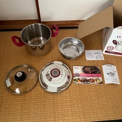 【お譲り先決まりました】T-fal 圧力鍋　クリプソ アーチ タイマーの画像
