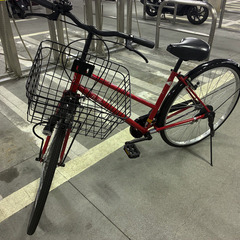 【27インチ自転車（カゴ・鍵付き）／日吉・武蔵小杉・元住吉・綱島・新川崎で受け渡し可】の画像