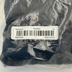 ネイビー　バイクデザイン　ジャケット　XLサイズの画像