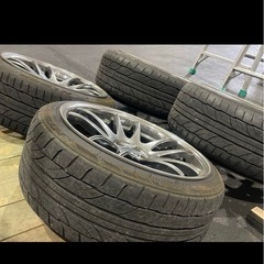 WORK EMOTION エモーション 18インチ 100 5H 215/45R18 タイヤホイール4本セット センターキャップ付き☆の画像